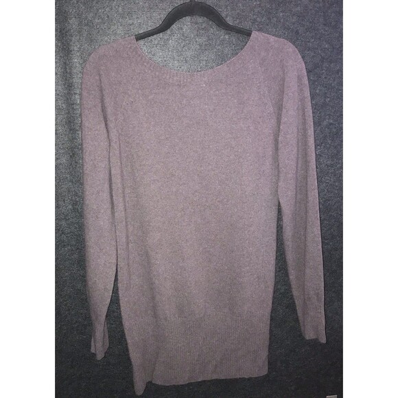 Celtic & Co Lambs wool Sweater Jumper Women's XS Purple Round Neck Long Sleeve - Picture 6 of 9